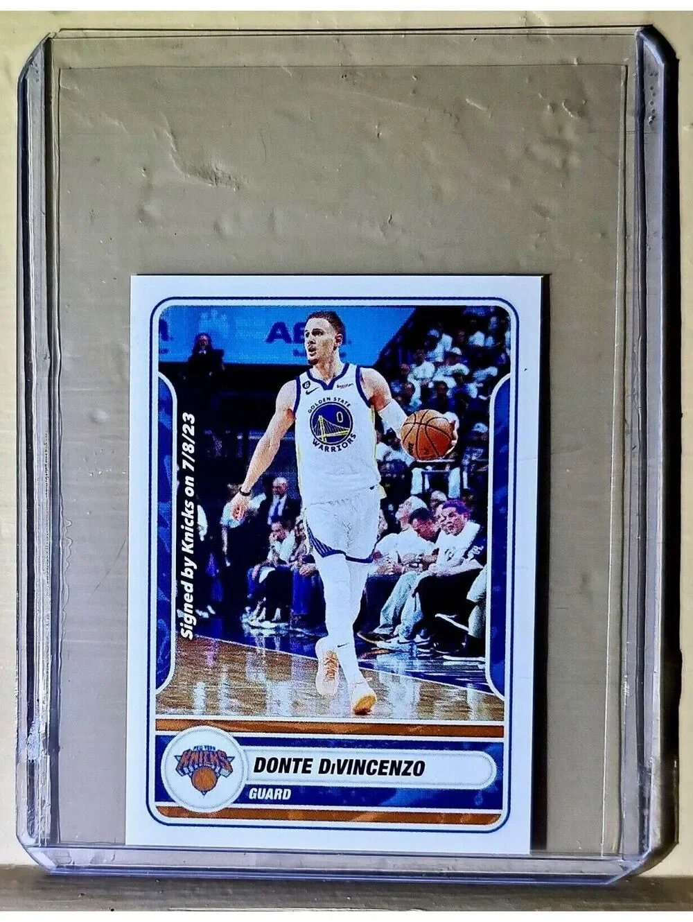 2023-24 Donte DiVincenzo Panini NBA Basketball #240 Sticker New York Knicks